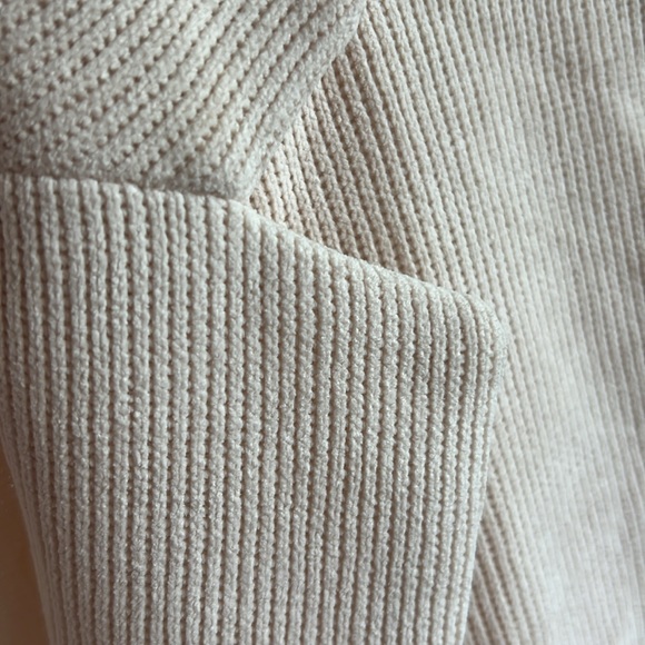 LE LISTEN COLLECTION beautiful knit oversized cream jacket/blazer NWT. NEW - Picture 4 of 9